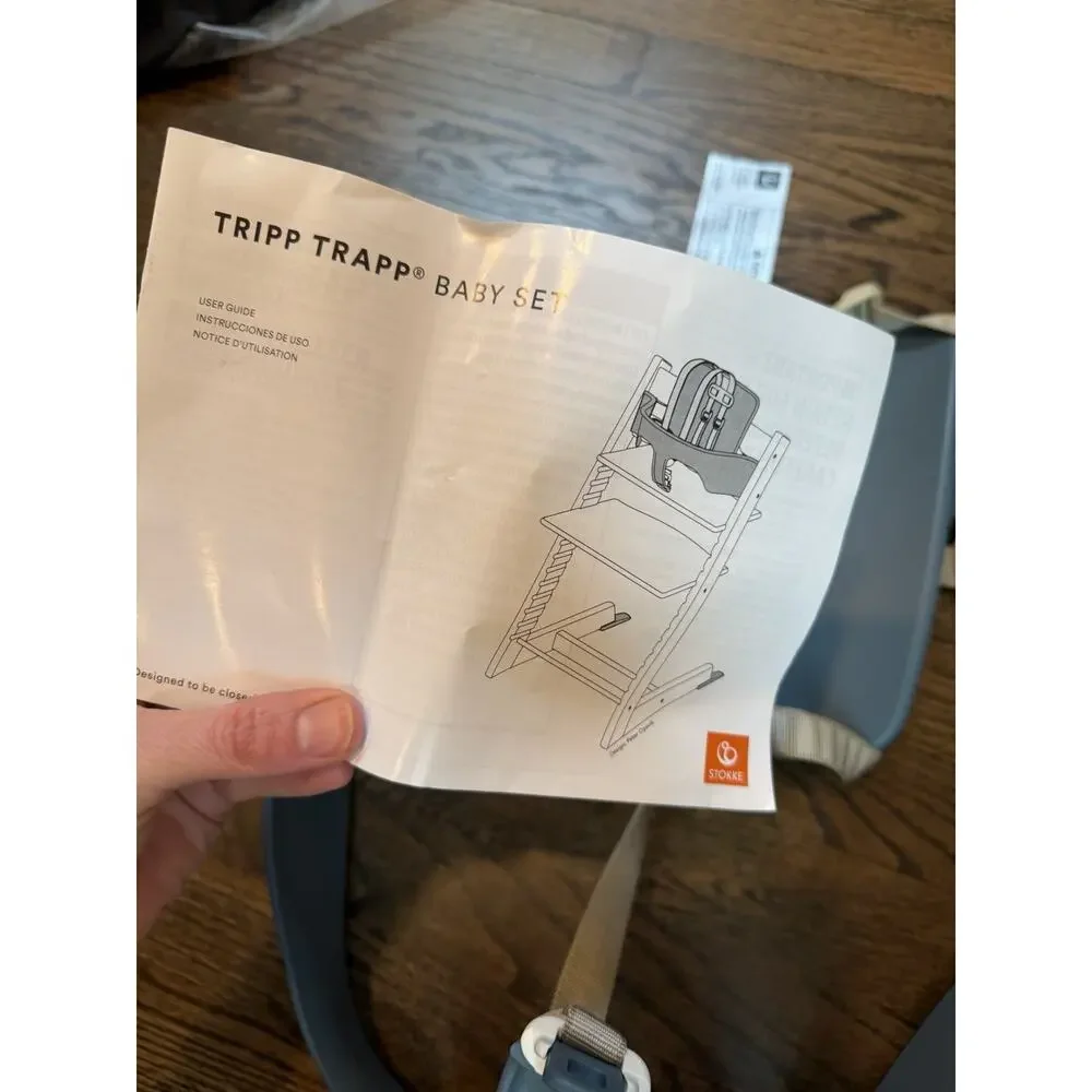 Stokke Tripp Trapp Baby Set Blue NEW $95